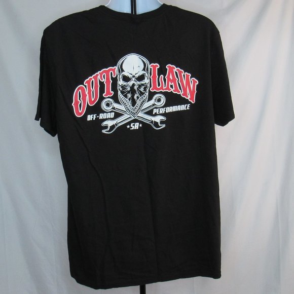 Outlaw Off-Road + Performance SA Black Graphic T-shirt Size 2XL - Picture 2 of 6